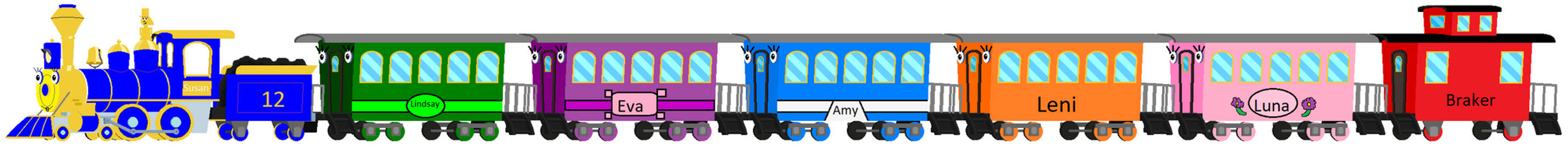 Mlp Simple Train Vector Susan with passenger train (MLP style) by TheJaLeonard on DeviantArt