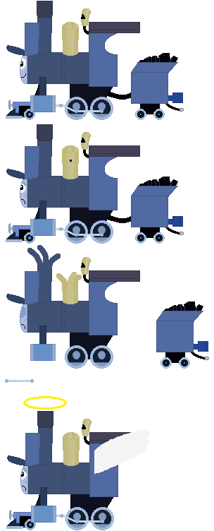 Linus the brave locomotive sprites by TheJaLeonard on DeviantArt