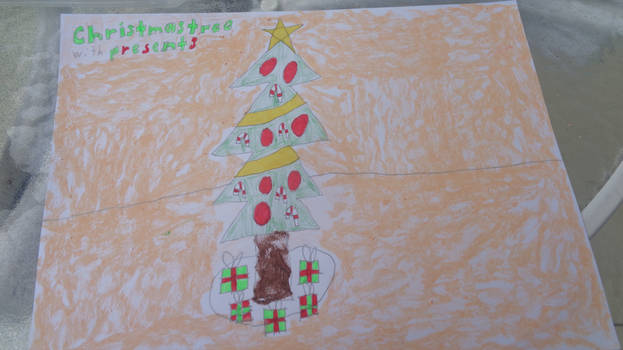 Christmas tree with presents