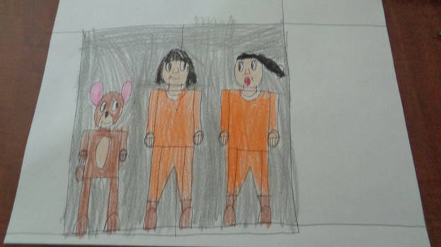 Koda Kenai And Nita In An Elevator