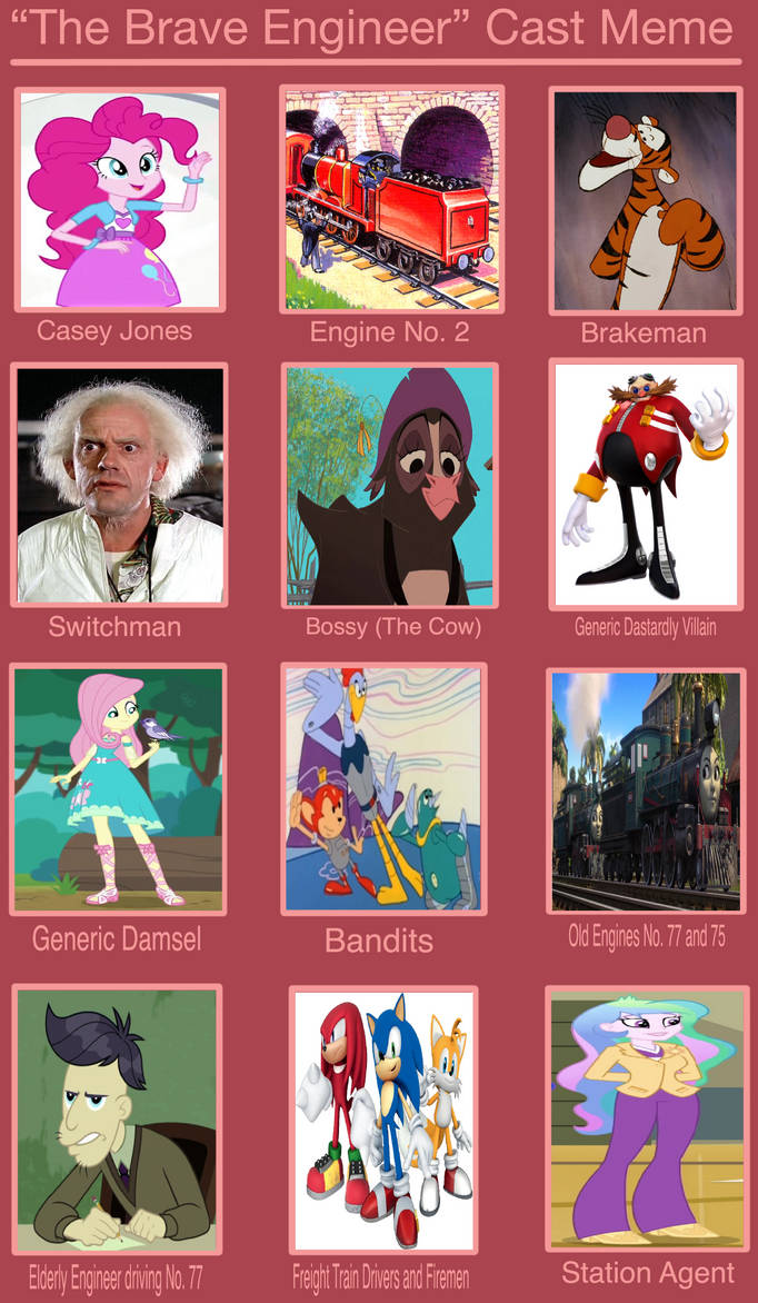 The Brave Engineer recast meme by TheJaLeonard on DeviantArt