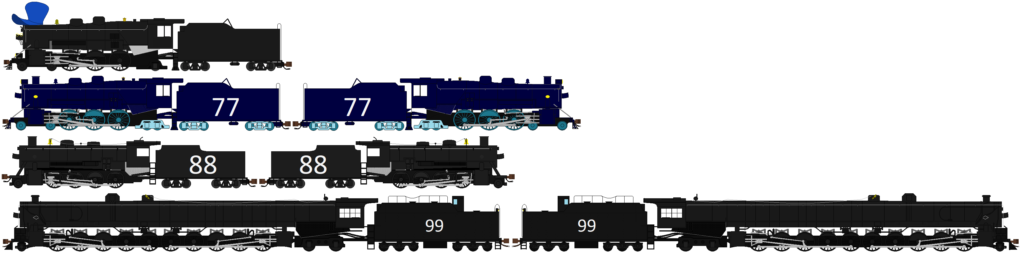 Big Tim locomotives by TheJaLeonard on DeviantArt
