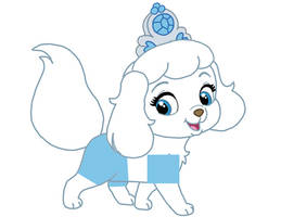 Pumpkin in swimsuit and arm floaties