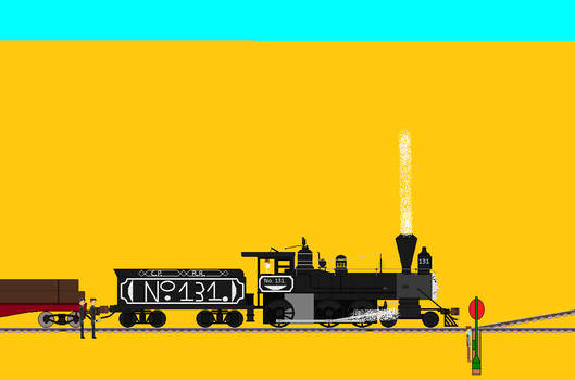 Uncoupling the cars from the tender V2