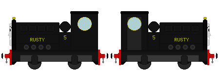 What if Rusty was painted black by TheJaLeonard on DeviantArt