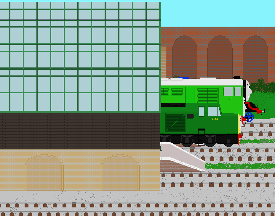 Splodge D261 Gordon puts D261 in his place by TheJaLeonard on DeviantArt