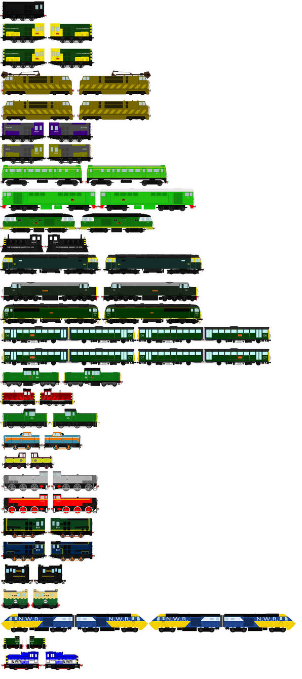 NWR Diesel roster (My AU) by TheJaLeonard on DeviantArt