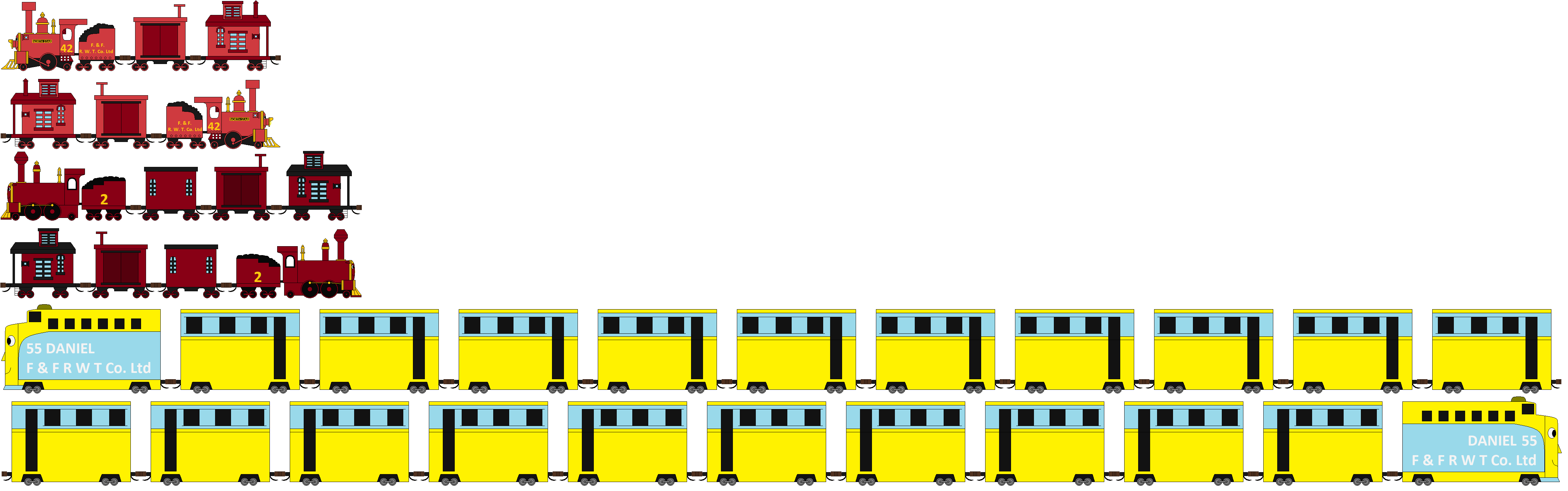 Winter Engine Deviantart Frosty engines with their rolling stock by TheJaLeonard on DeviantArt