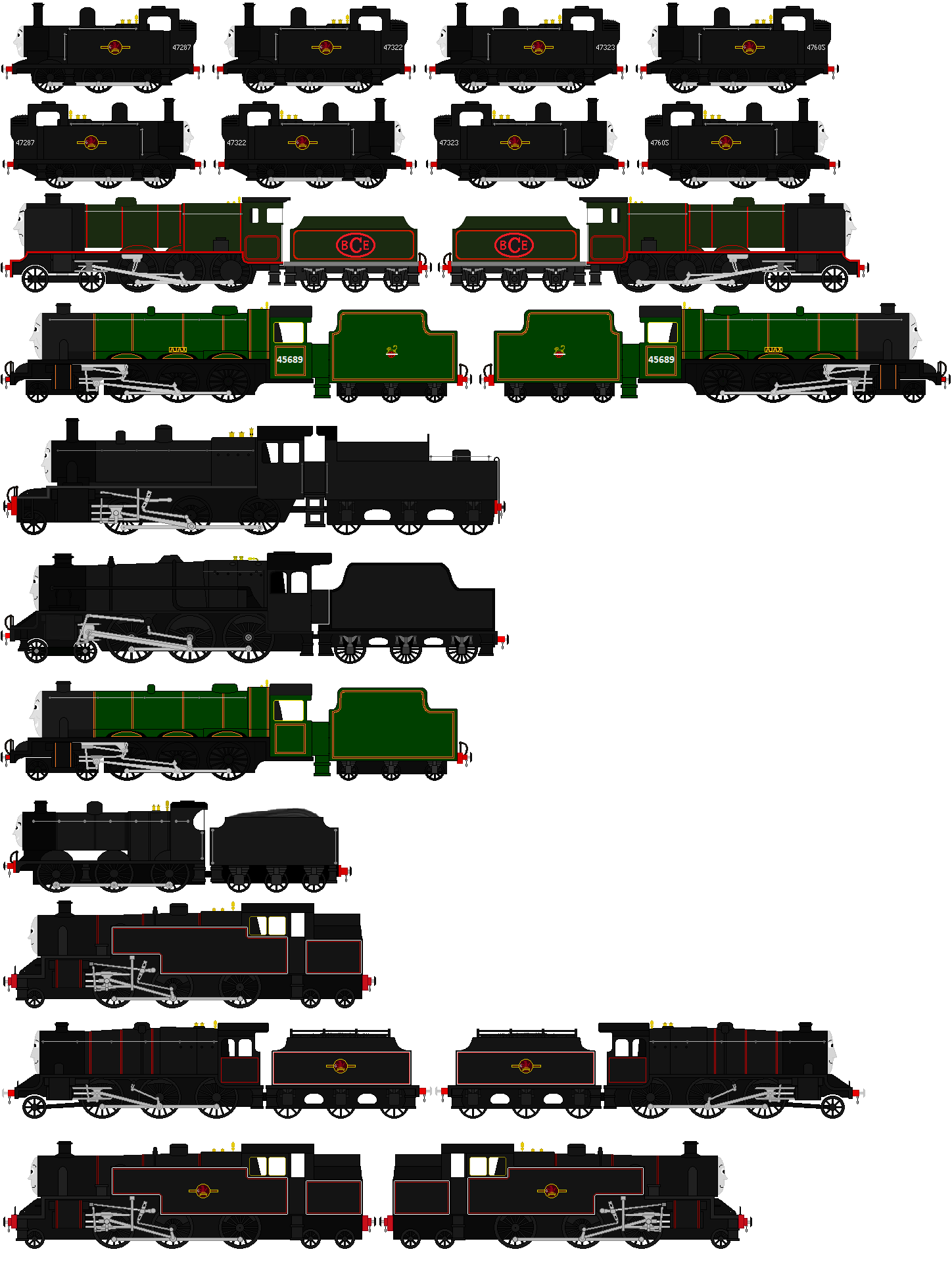 Deviantart Train Engine Other railway steam engines by TheJaLeonard on DeviantArt