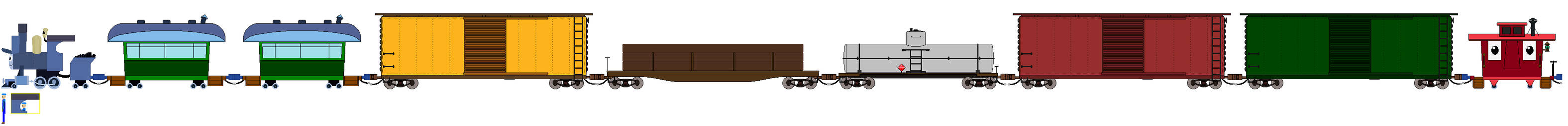 Linus with mixed train by TheJaLeonard on DeviantArt