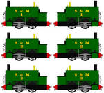 Sodor and Mainland engines