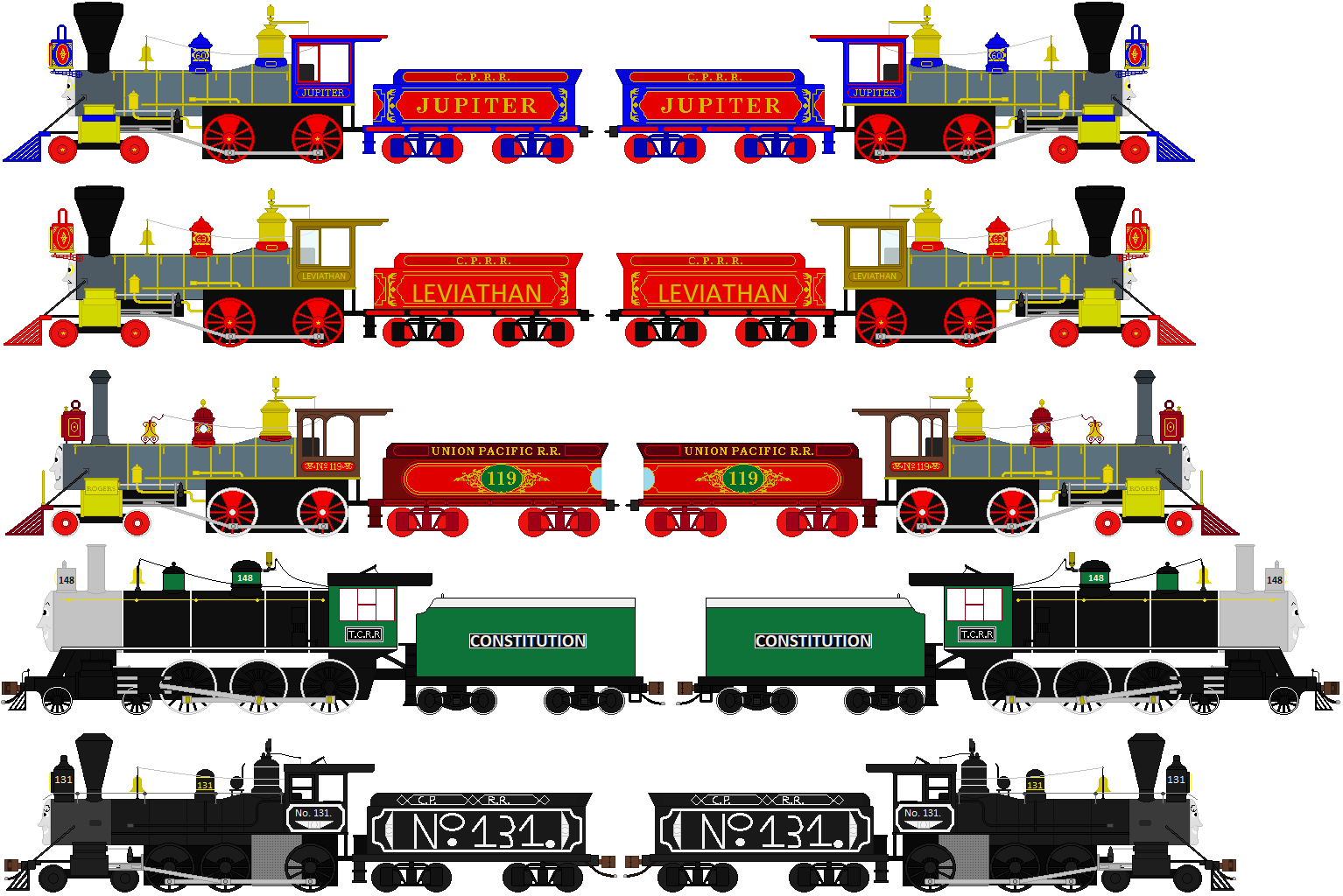 Nycrr Engine Roster Transcontinental railroad engine roster V3 by TheJaLeonard on DeviantArt
