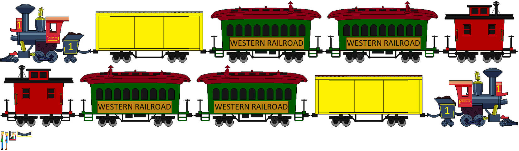 Casey Jr Color Codes Casey Jr and The Fairytale Westerner by TheJaLeonard on DeviantArt