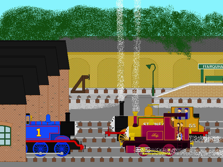 Thomas reunites with Stepney and Lady by TheJaLeonard on DeviantArt