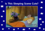 Is Gadget sleeping scene cute?
