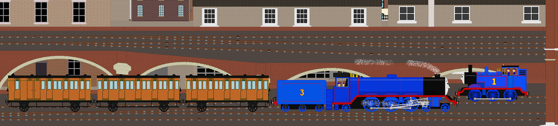 Henry Front View Henry and Thomas by TheJaLeonard on DeviantArt