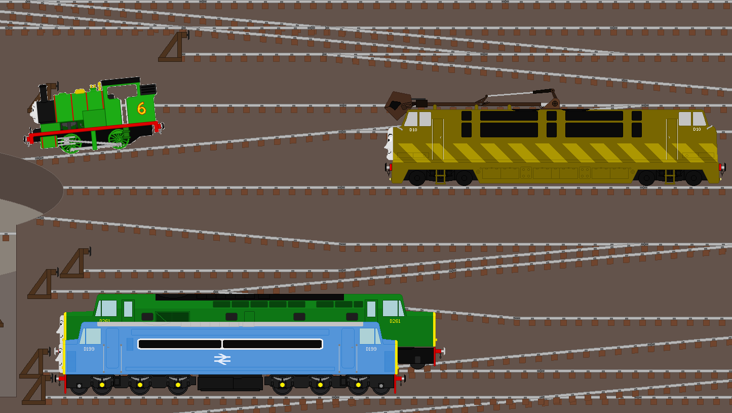 D261 and D199 in Day Of The Diesels by TheJaLeonard on DeviantArt
