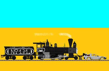 Greyhound pushing The Delorean