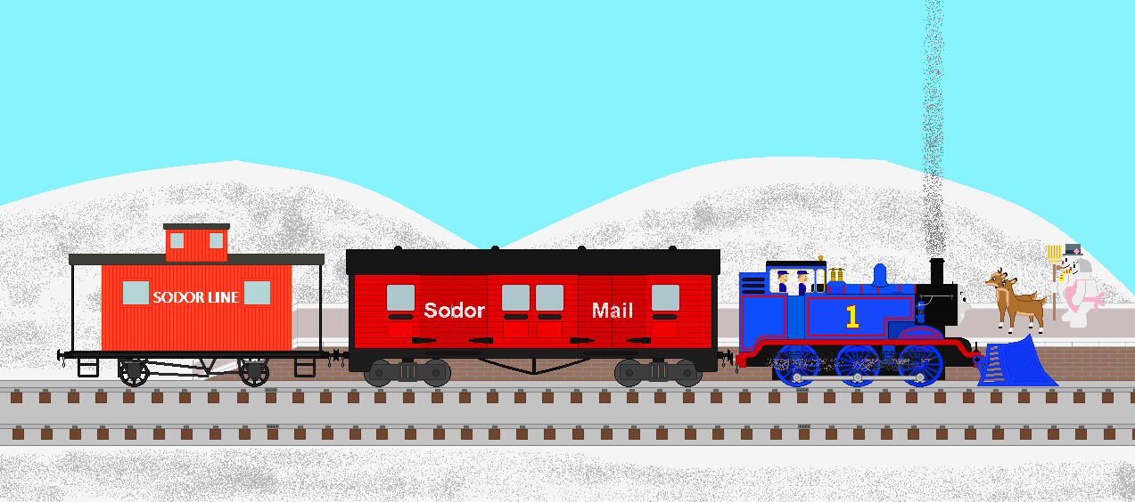 Thomas meeting Frosty, Crystal Rudolph and Zoey by TheJaLeonard on ...