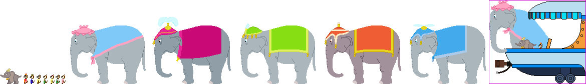 WDP circus animals V2