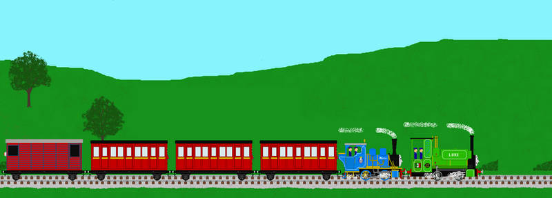 Luke and Millie's Valentine Train