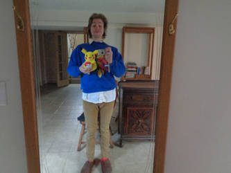 Me with Pikachu and a Pokeball