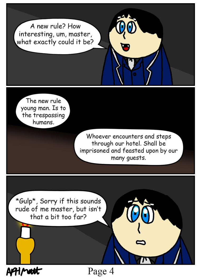 Monster Hall Part I Chapter 1 Page 4 by APHMatt on DeviantArt