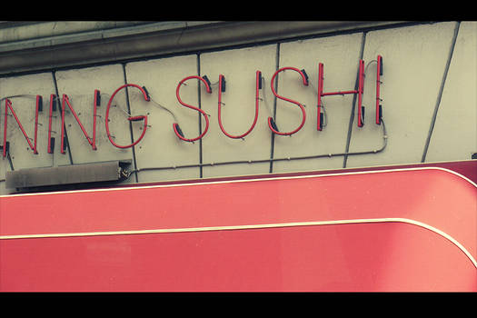 .running sushi.