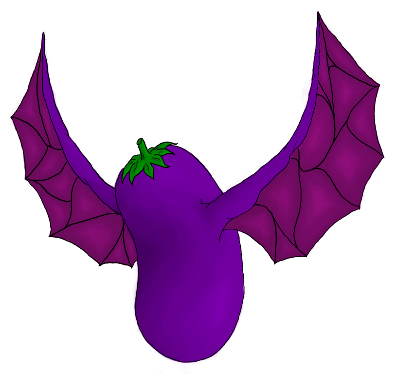 The Flying Eggplant in Color