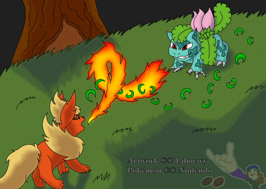 Flareon vs Ivysaur