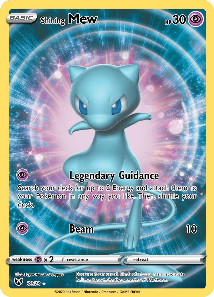 Mew (Pokemon Card) Pokemon Celebrations - Showcase by Lazoofficial on  DeviantArt