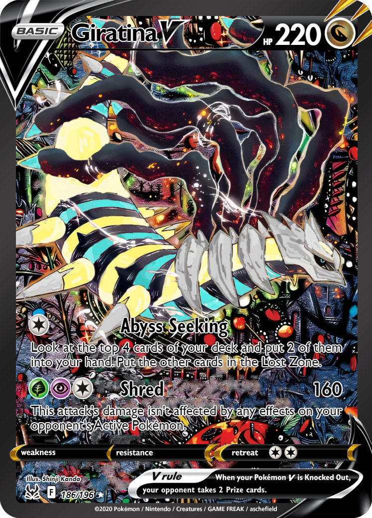 Giratina Shiny alt art by Dragonendera on DeviantArt