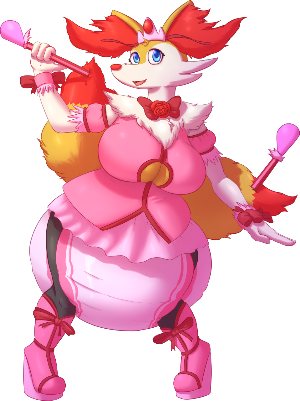 KlonoaPrower Commission - Magical Girl Braixen