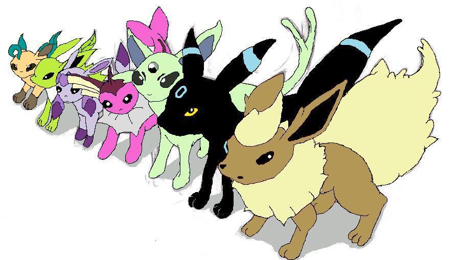 Pokemon: Eevee and Shiny Eevee by Twila101 on DeviantArt