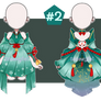 OUTFIT ADOPT 21 (ORIENTAL GREEN)-AUCTION(OPEN)