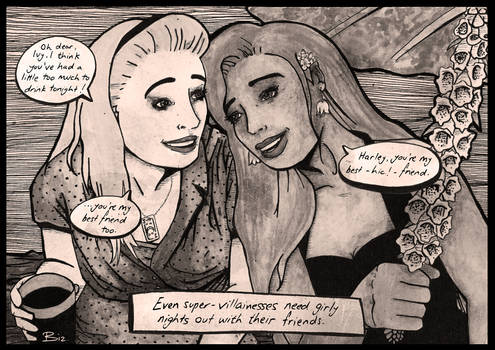 Harley and Ivy BW