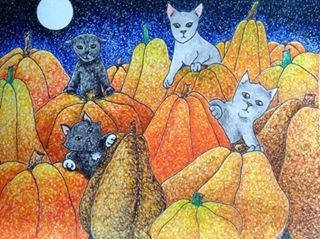 Cats and Pumpkins