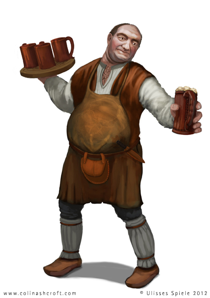 Rpg Innkeeper Innkeeper RPG character design by Colin-Ashcroft on DeviantArt