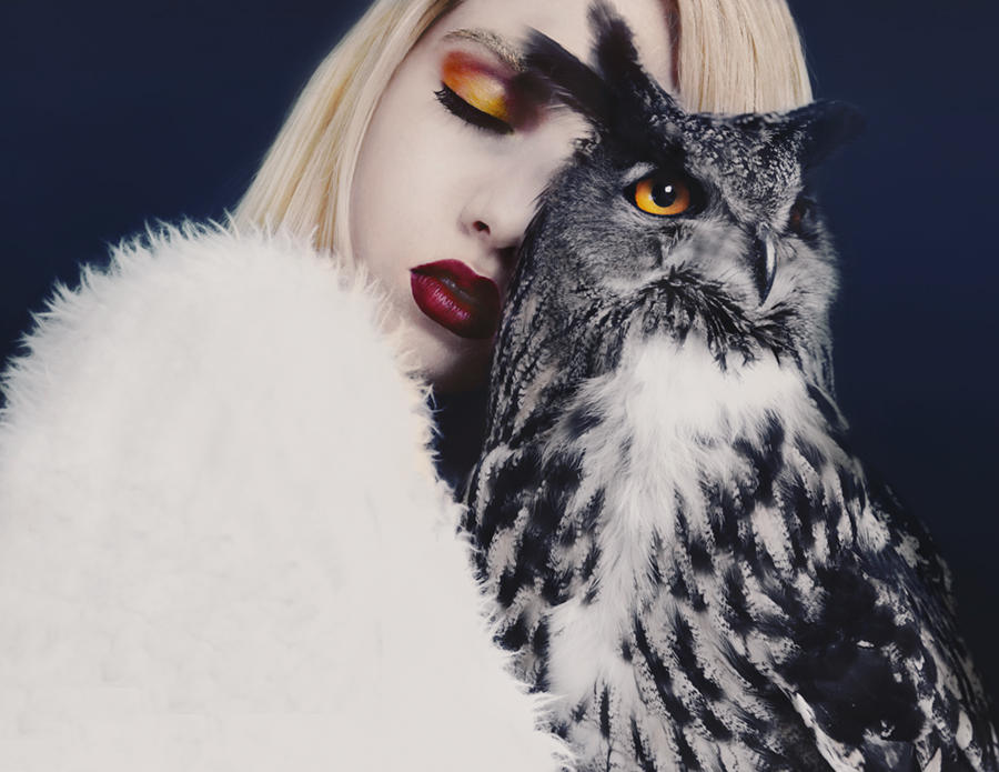 girl and her owl