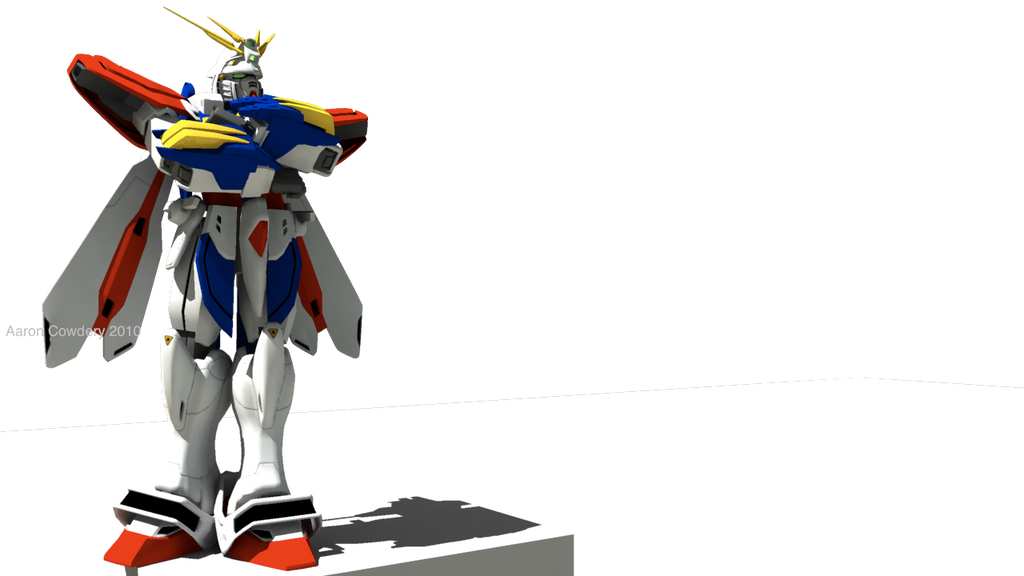 Burning Gundam Render 1 By Chakra X On DeviantArt