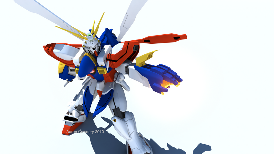 Burning Gundam Render 2 By Chakra X On DeviantArt