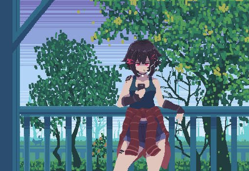 Maya pixelArt Landscape ver2