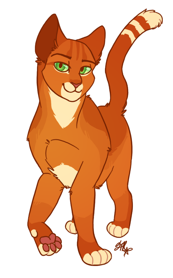 100 Warrior Cats Challenge : Firestar by chequeri on DeviantArt