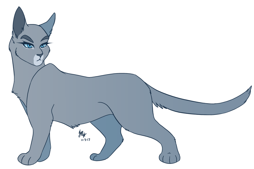 How to Draw Bluestar from Warrior Cats - DrawingNow