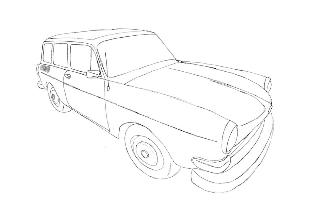 Vw Variant Squareback Vector VW Type 3 Squareback line art by muzz-dogg on DeviantArt