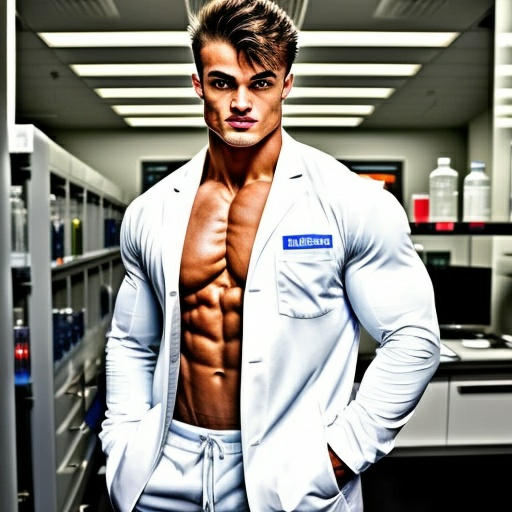 Buff Scientist The scientist by nangot on DeviantArt