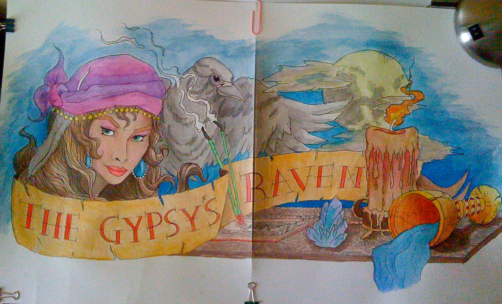 The Gypsy's Raven Header by Gazaman on DeviantArt