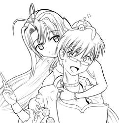 Love Hina - Fanart lineart