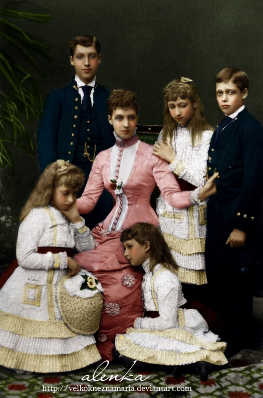 Alexandra and her children