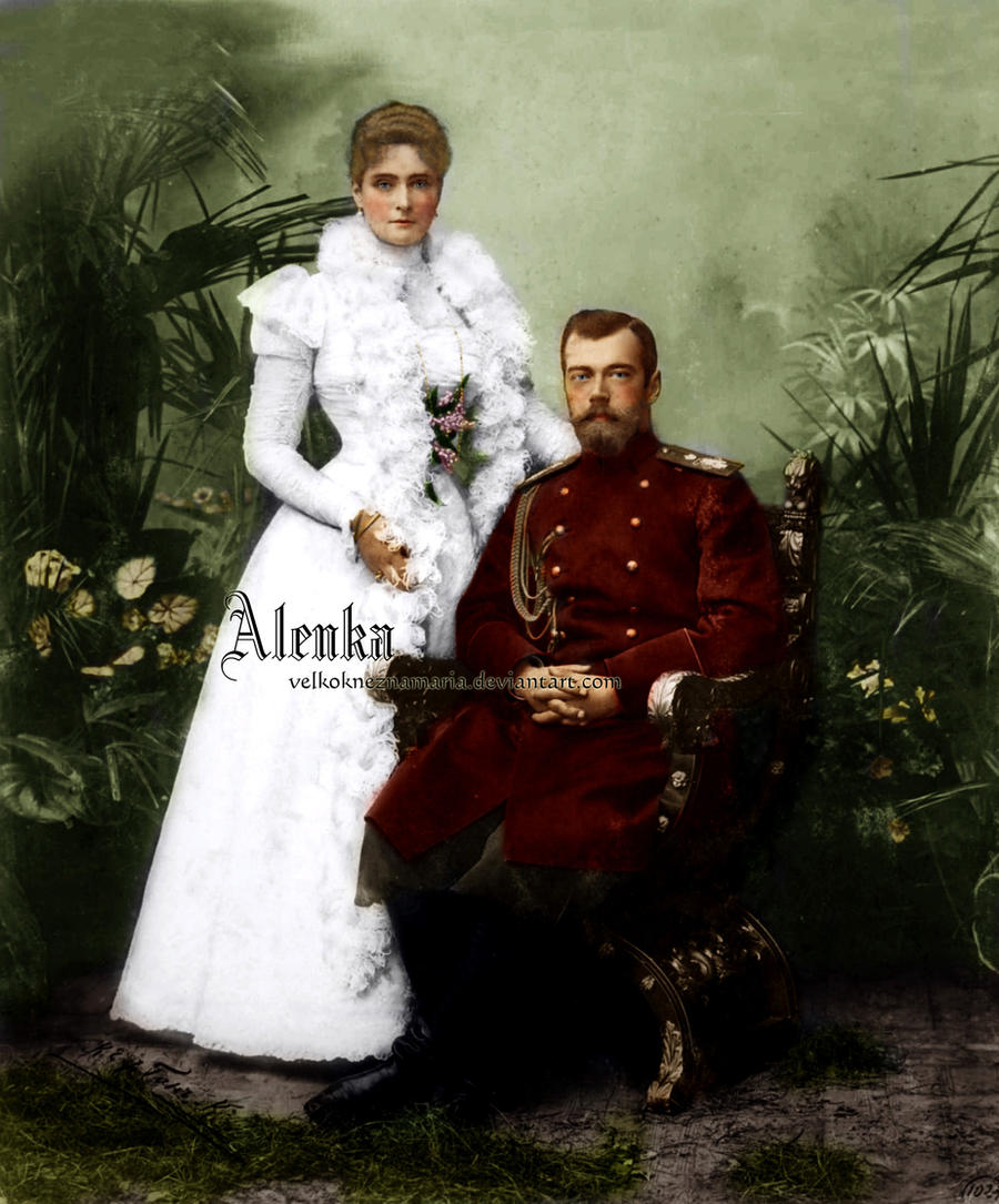 Nicholas and Alexandra in 1898